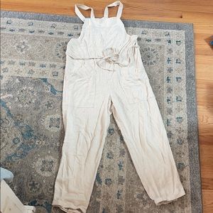 Natural Jumpsuit Linen